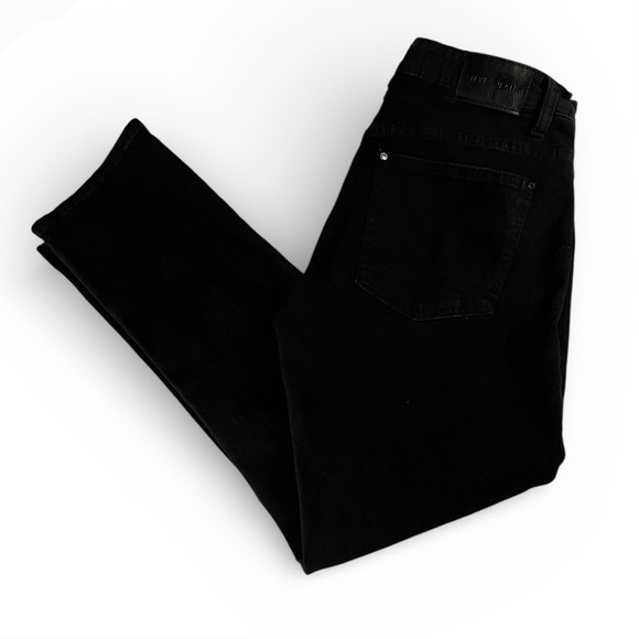 Level 99 Denim - Level 99 Straight Leg Jeans Womens 32/30 Black Good Denim Mid Rise Classic